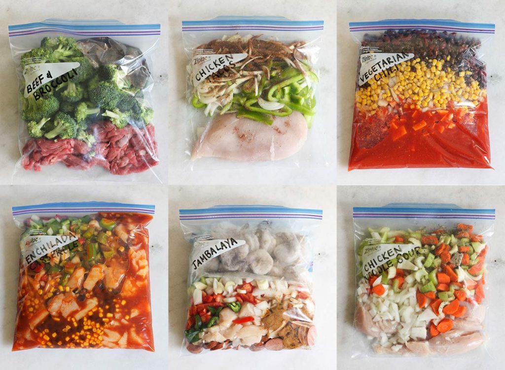 Frozen food bags