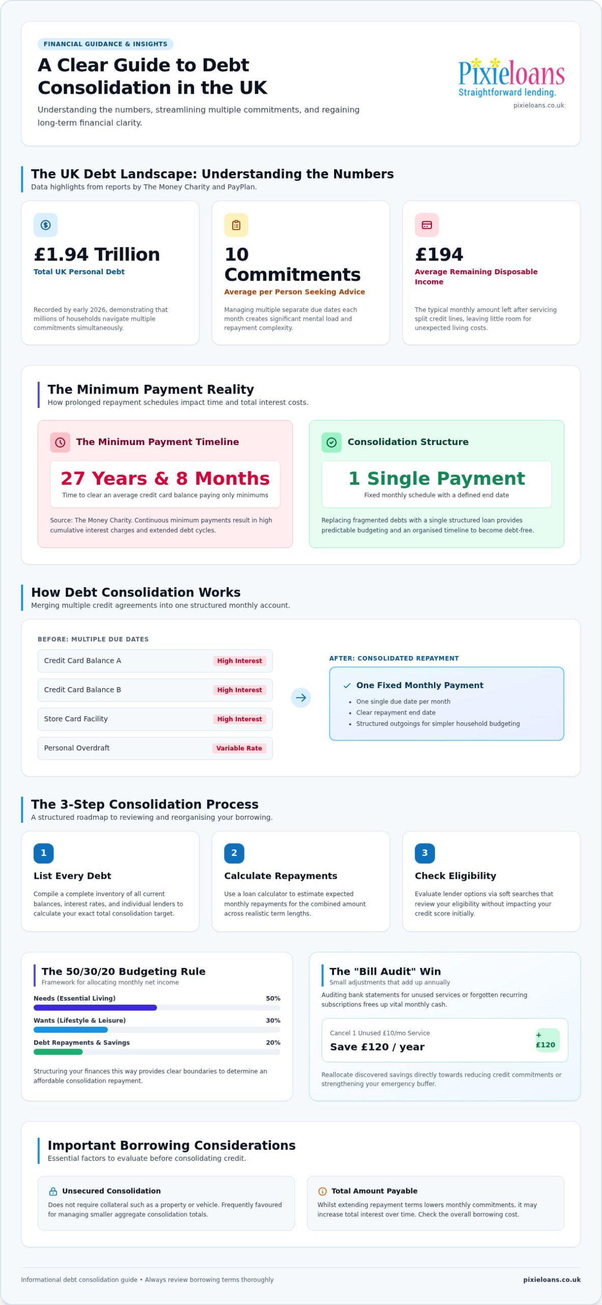 Overwhelmed by Debt? Guide to Debt Consolidation Loans UK